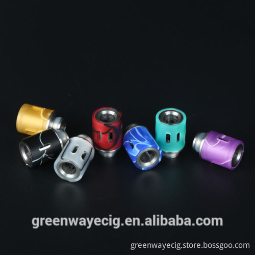 2015 best selling color ss derlin pryrex drip tip, 510 colorful airflow control drip tip multi types by greenway